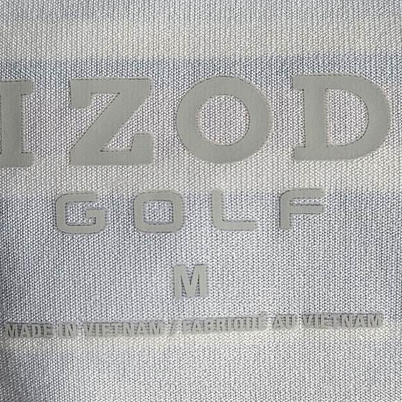 Izod women's golf sleeveless striped active shirt - Picture 3 of 4